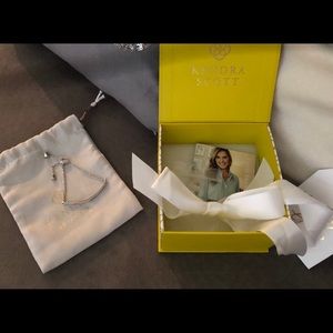 Kendra Scott silver adjustable bracelet